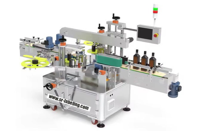 automatic sticker labelling machine