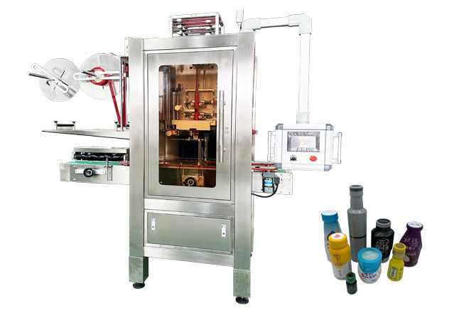 sleeving machine for bottles