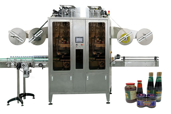twin pack sleeve labeling machine